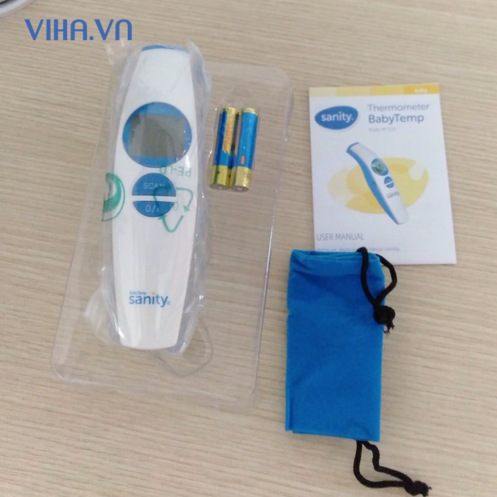 Nhiệt Kế Hồng Ngoại Đo Trán Baby Temp Sanity AP 3116 3in1