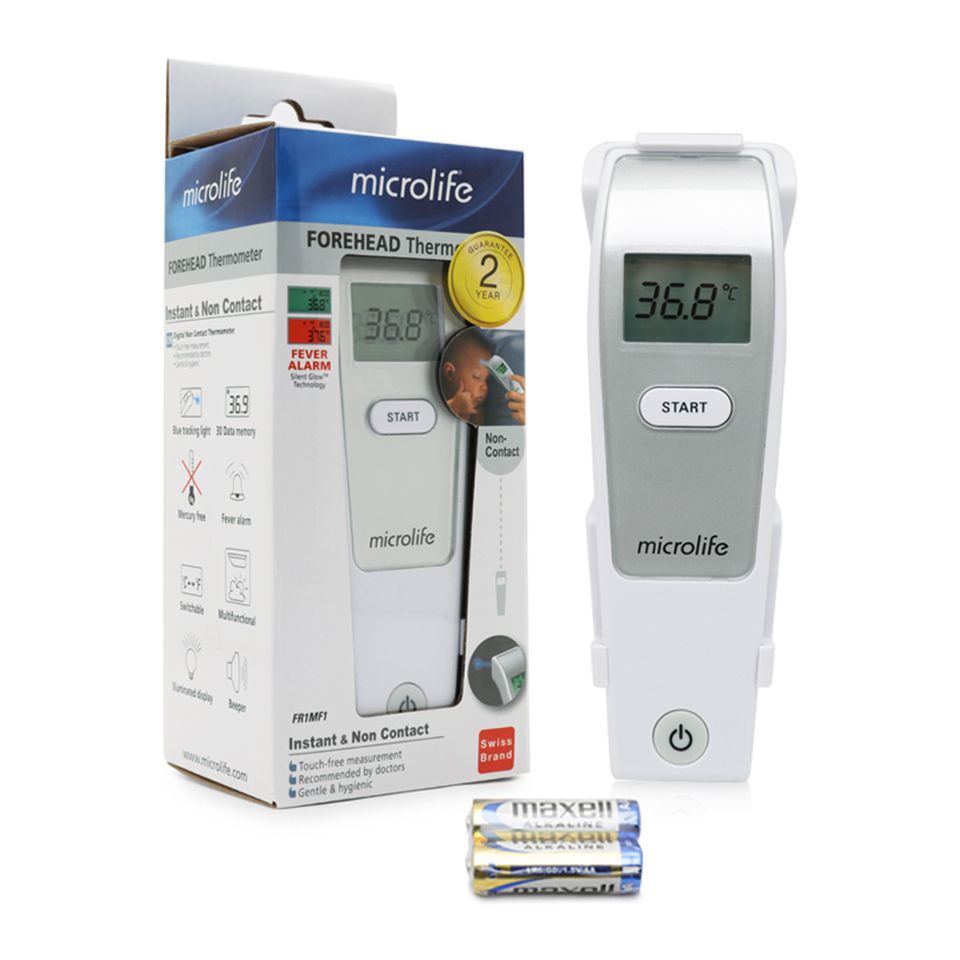 Nhiệt Kế Điện Tử Hồng Ngoại Đo Trán Microlife FR1MF1