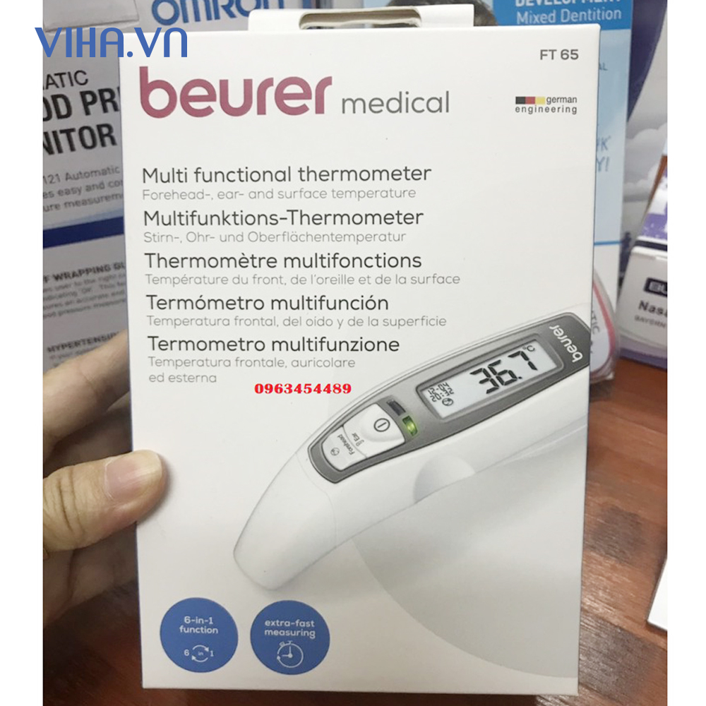 Nhiệt Kế Hồng Ngoại Beurer FT 65