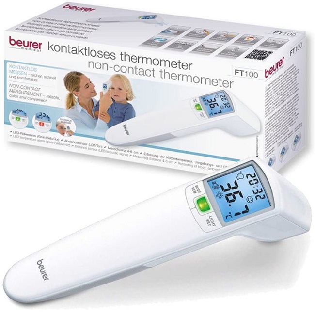 Nhiệt kế hồng ngoại đo trán không tiếp xúc Beurer FT100