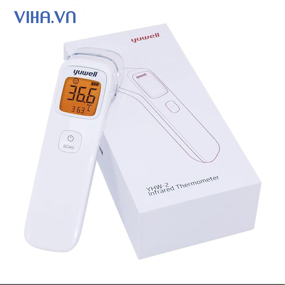 Nhiệt Kế Hồng Ngoại Yuwell YHW-2 Nhiệt Kế Đo Trán
