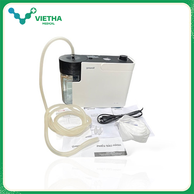 Máy hút dịch, hút đờm 1 bình Yuwell 7E-B5