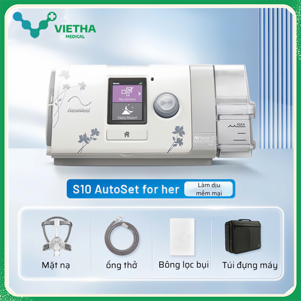 Máy trợ thở Resmed Airsense 10 Autoset For Her