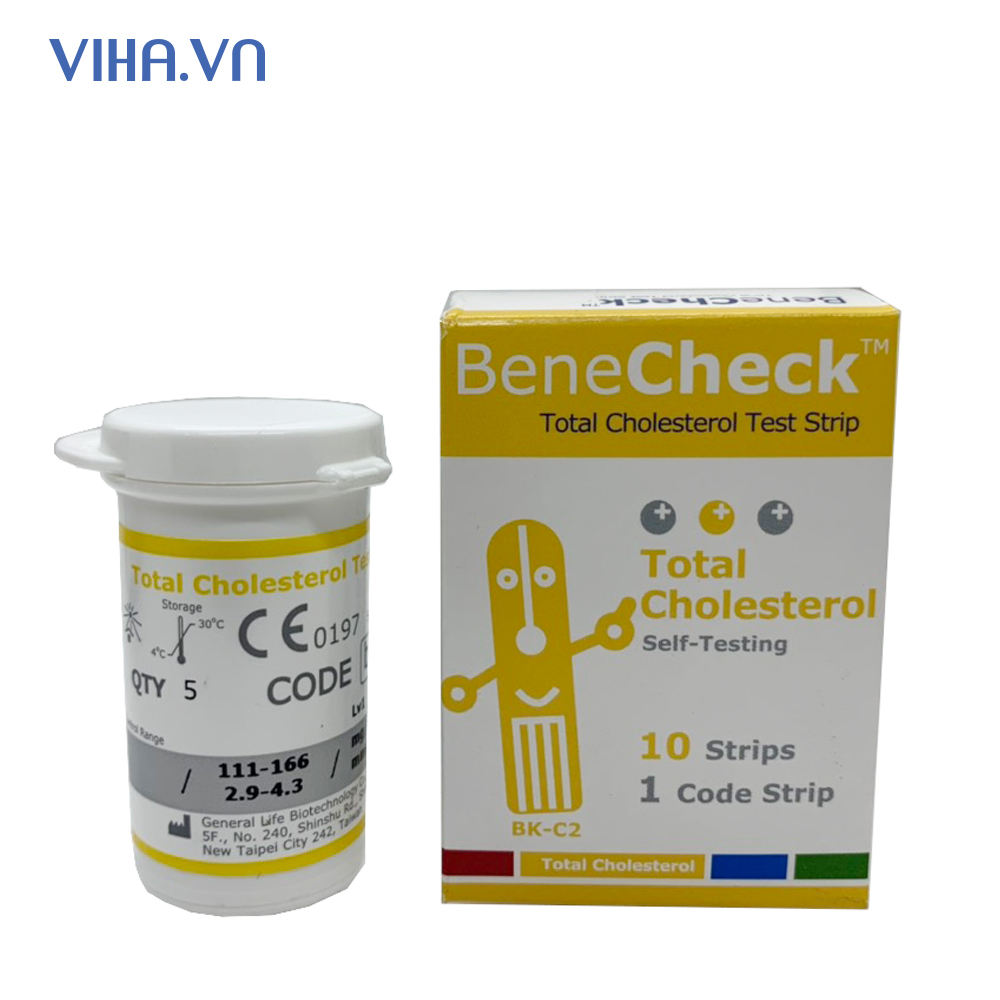 Que thử Glucose, Acid Uric, Cholesteron Máy BeneCheck Plus