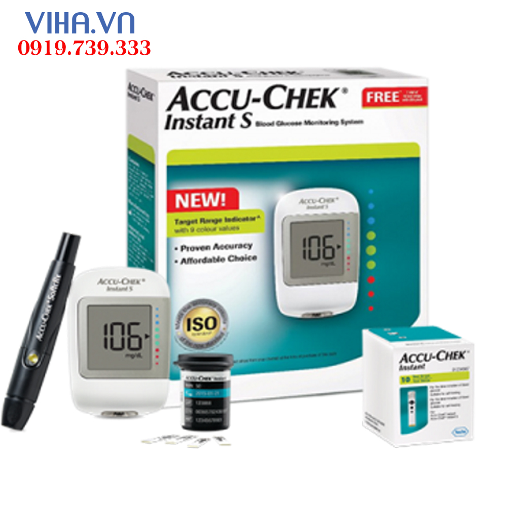Que thử đường huyết Accu-chek Instant