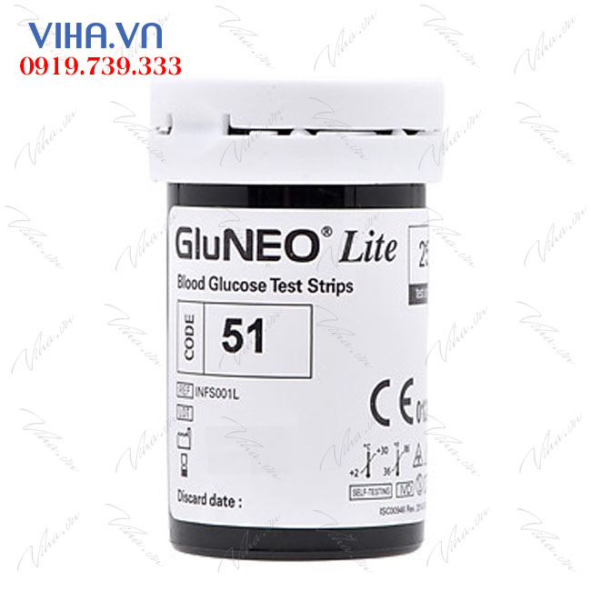 Que thử đường huyết GLUNEO Lite