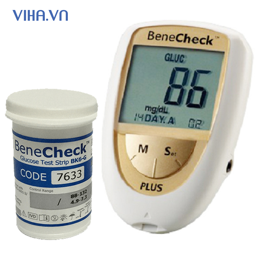 Que thử Glucose, Acid Uric, Cholesteron Máy BeneCheck Plus