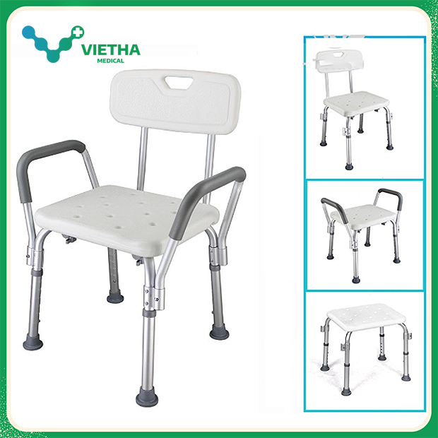 Ghế Tắm Khung Nhôm Tựa Lưng Lucass SC-98TL