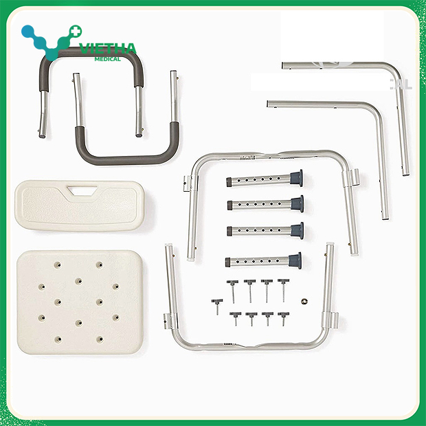 Ghế Tắm Khung Nhôm Tựa Lưng Lucass SC-98TL