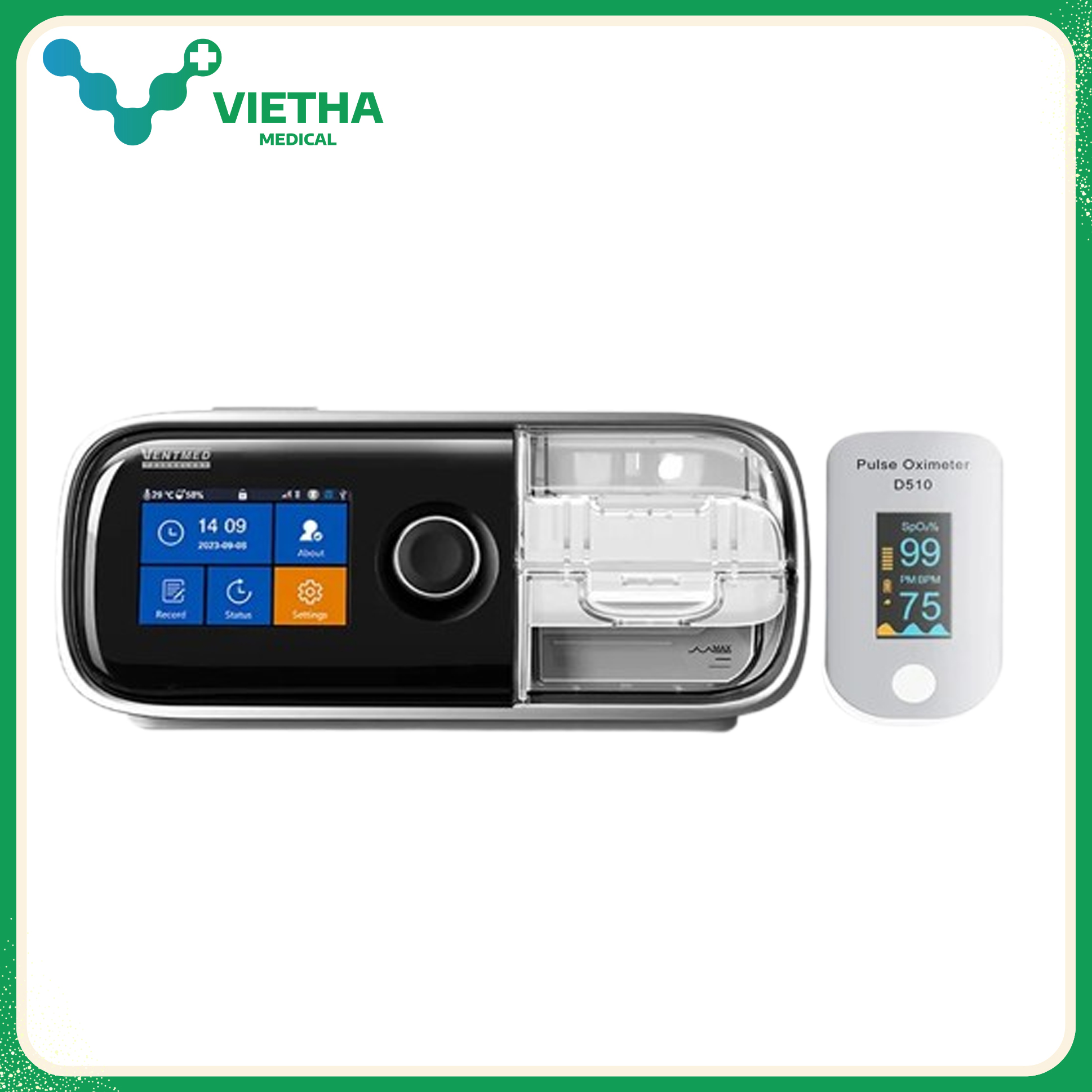 Máy Trợ Thở VentMed DF 20A Auto CPAP