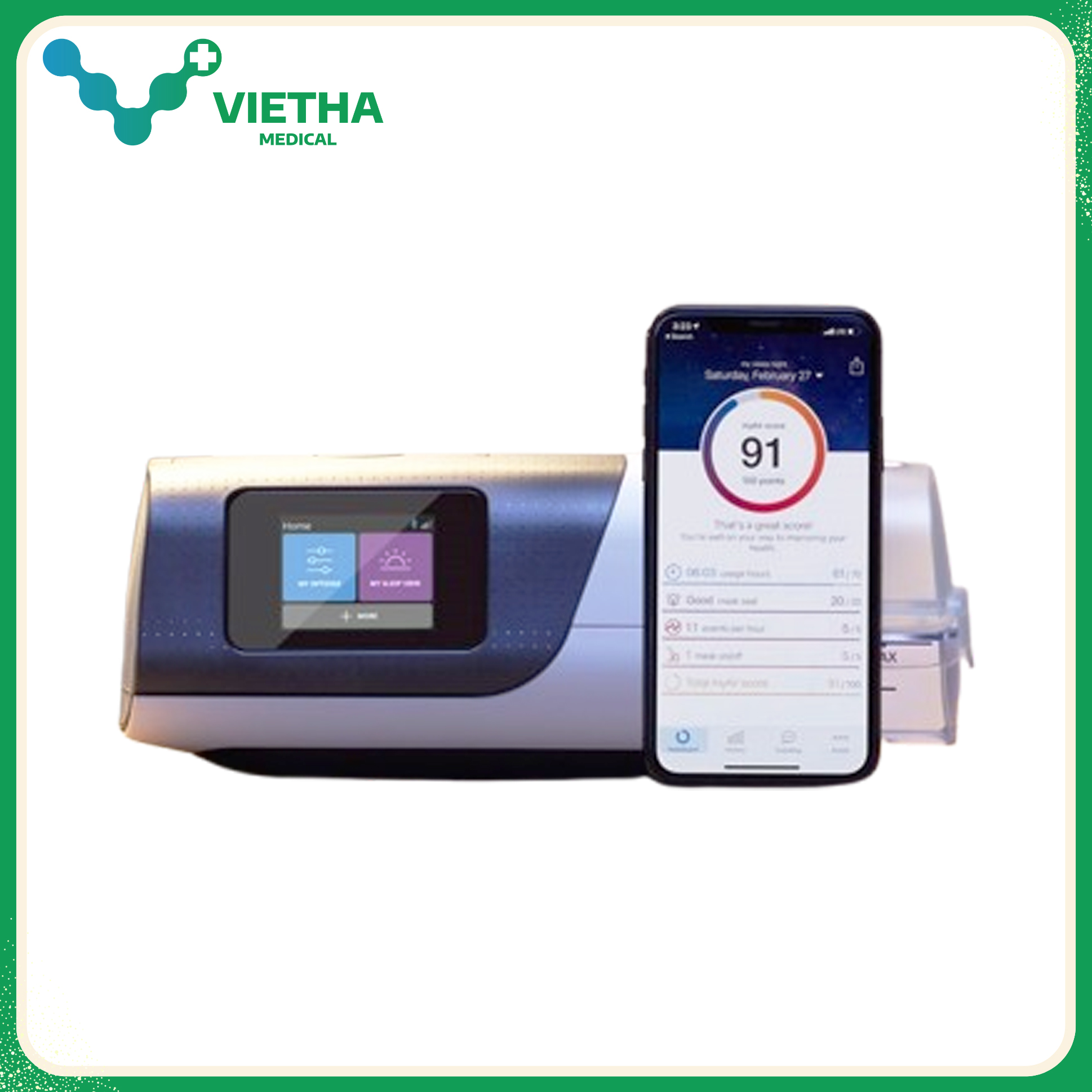 Máy Trợ Thở Resmed Airsense 11 AutoSet