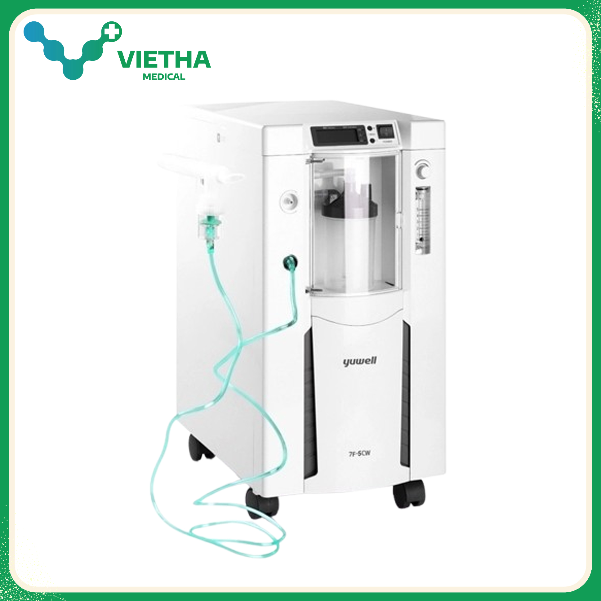 Máy tạo Oxy Yuwell 7F-5D/7F-5DW ( 7F-6W) - 5L/phút