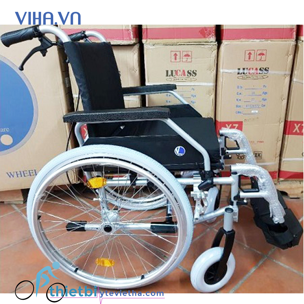 Xe lăn Bỉ khung nhôm cao cấp Vermeiren D100