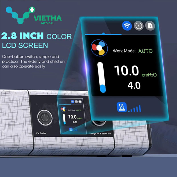 Máy Trợ Thở Ventmed VM6 Auto CPAP