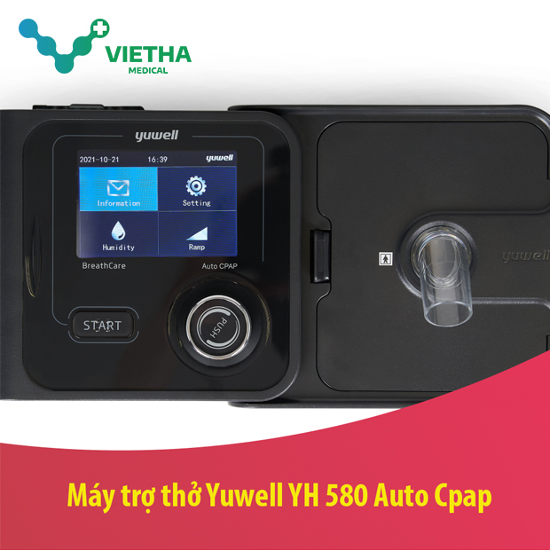 Máy trợ thở Yuwell YH-580 Máy trợ thở một chiều Cpap