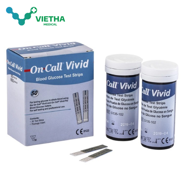 Que thử đường huyết on call vivid