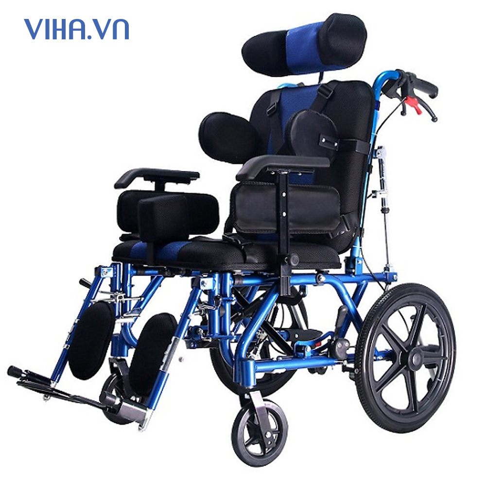 Xe lăn cho trẻ bại não Lucass X58L (có ngả nằm)
