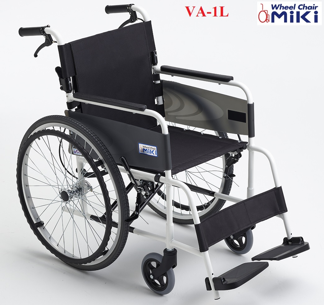 Xe lăn cao cấp MIKI Nhật Bản khung nhôm siêu nhẹ VA-1L