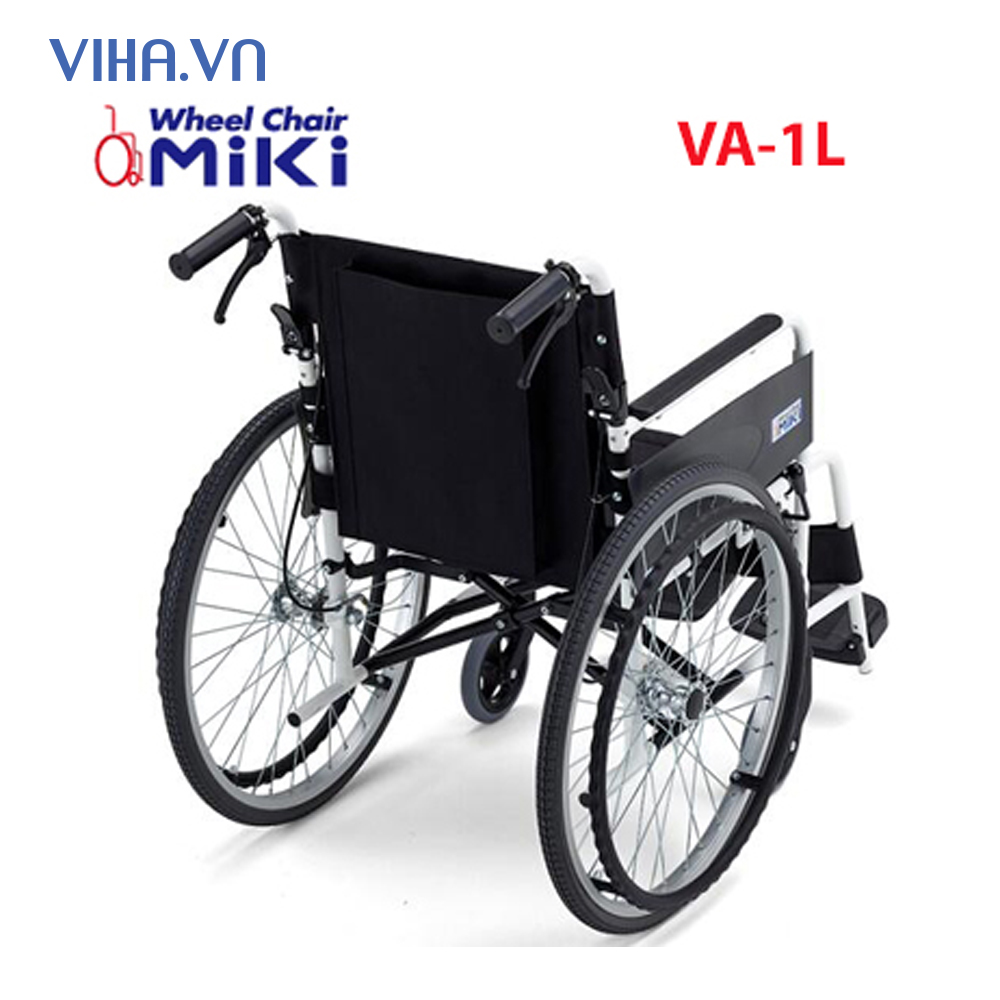 Xe lăn cao cấp MIKI Nhật Bản khung nhôm siêu nhẹ VA-1L