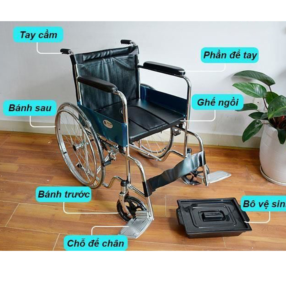 Xe Lăn Có Bô Vệ Sinh Lucass X8