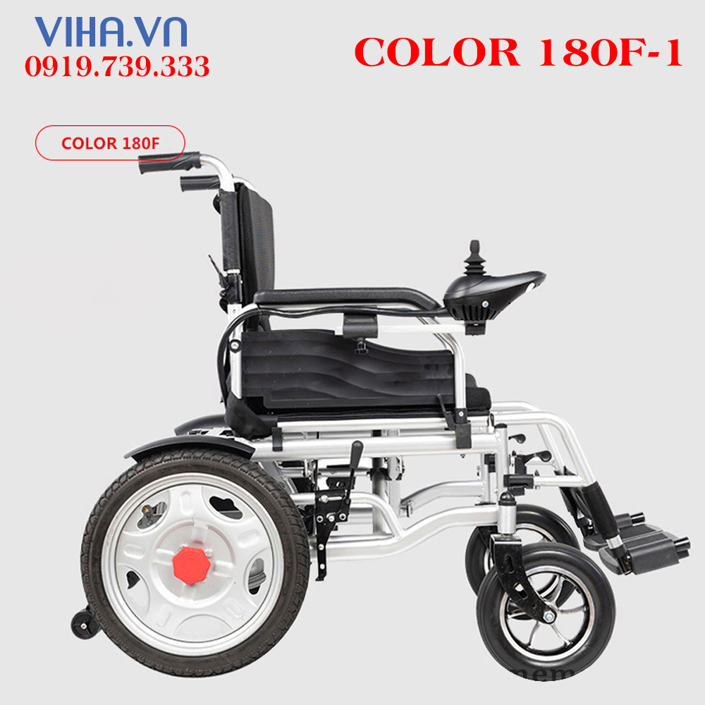Xe lăn điện cao cấp gập mở tay vịn COLOR 180F