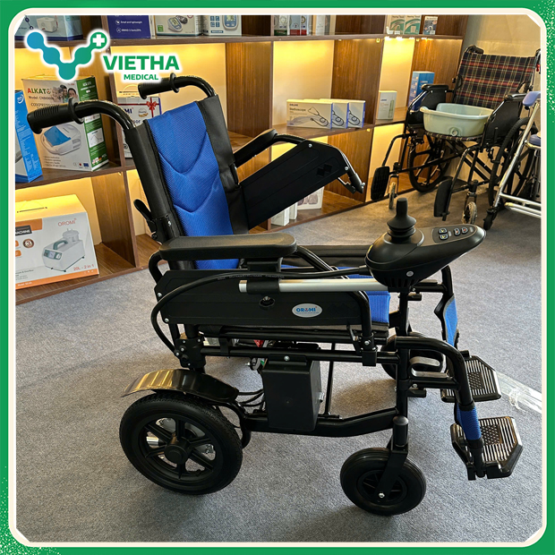 Xe lăn điện OROMI XLD-19S – Gấp gọn, nhẹ, tiện lợi cho người già & người khuyết tật