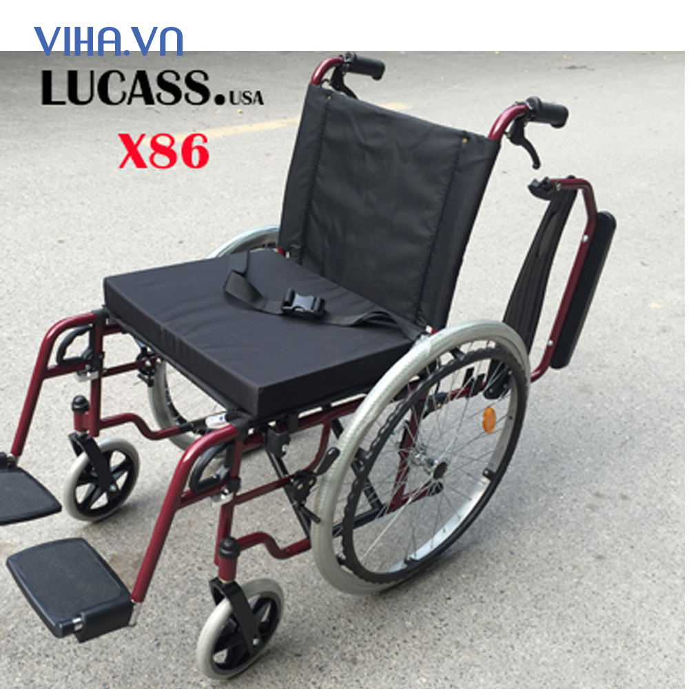 Xe Lăn Lucass X86- xe lăn hợp kim nhôm