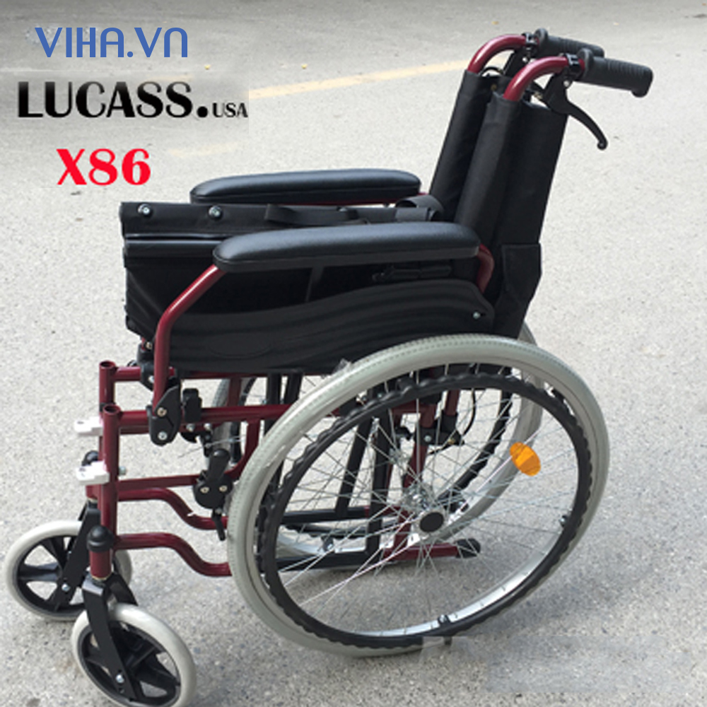 Xe Lăn Lucass X86- xe lăn hợp kim nhôm
