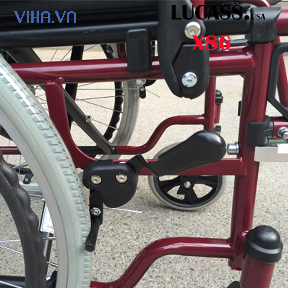 Xe Lăn Lucass X86- xe lăn hợp kim nhôm