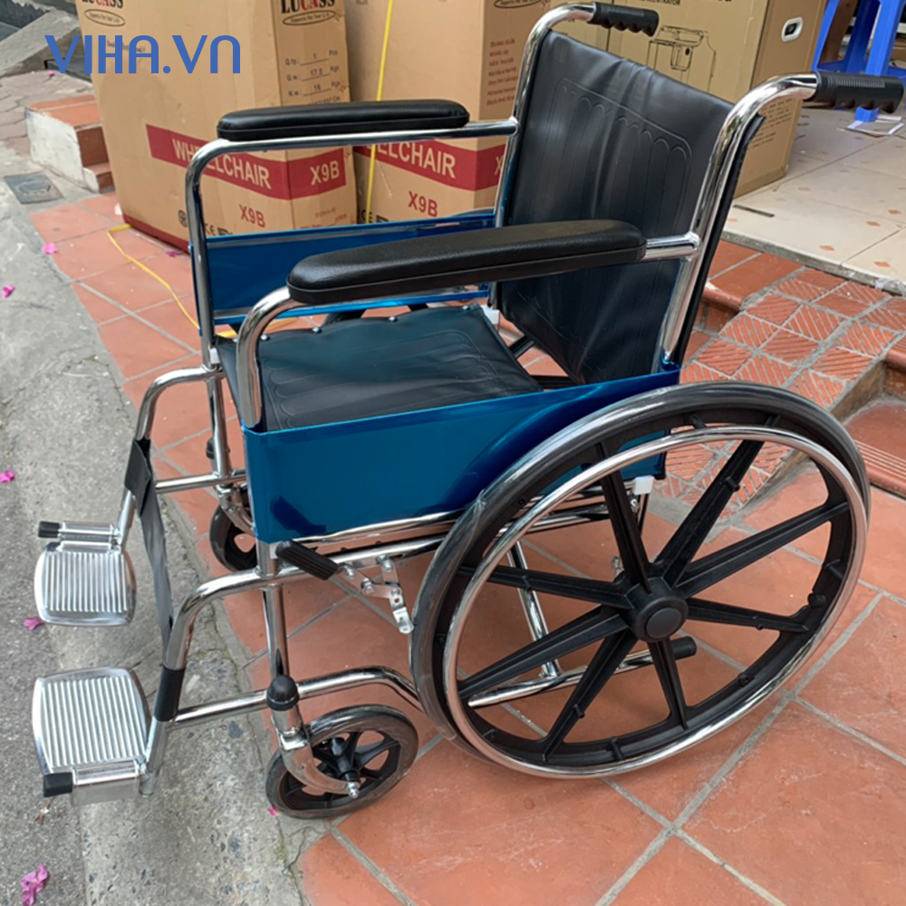 Xe lăn Lucass X9B vành đúc