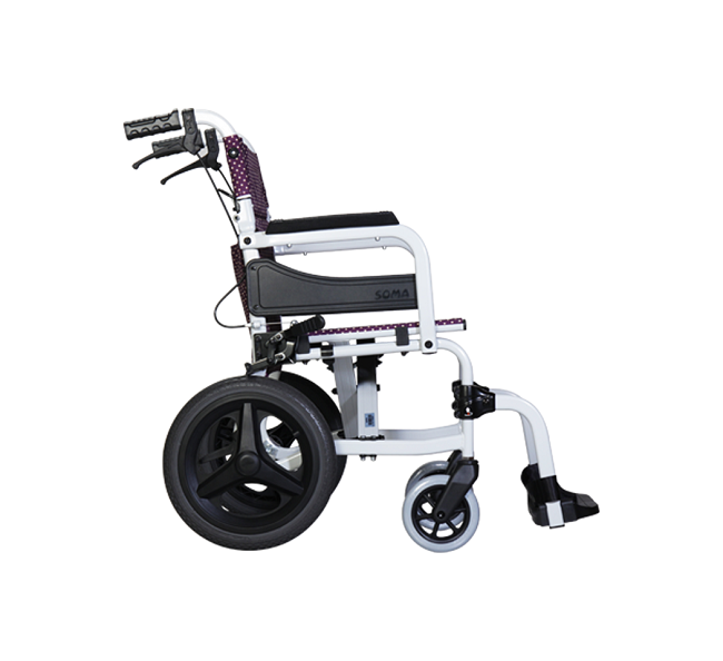 Xe Lăn Du Lịch, Xe Đẩy Tay Soma 215 Khung Nhôm Siêu Nhẹ