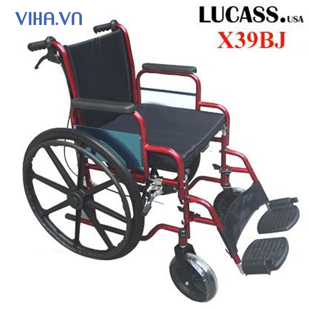 Xe lăn Lucass X39BJ vành đúc