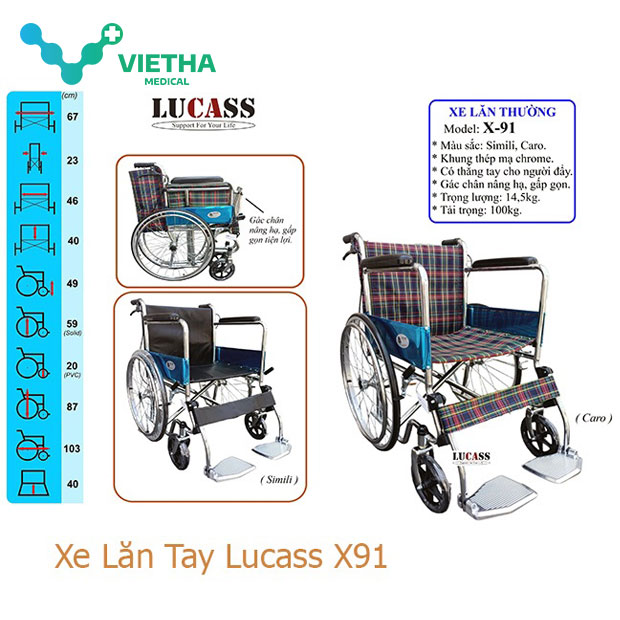 Xe Lăn Lucass X91