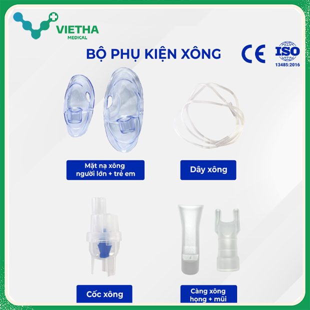 Oromi C28M (BC68005) - Máy Xông Khí Dung Và Hút Mũi Tích Hợp Hút 2 Trong 1