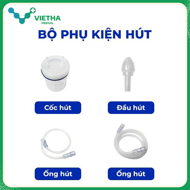 Oromi C28M (BC68005) - Máy Xông Khí Dung Và Hút Mũi Tích Hợp Hút 2 Trong 1