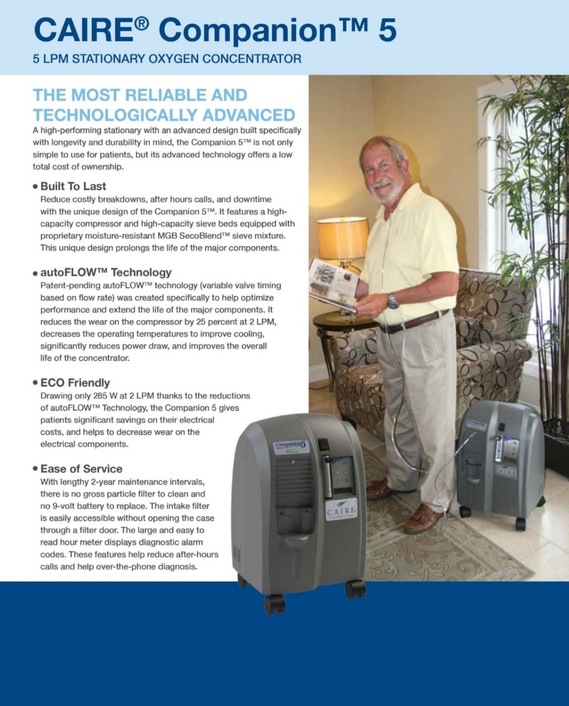 Máy tạo oxy 5 lít / phút  Airsep VesionAire