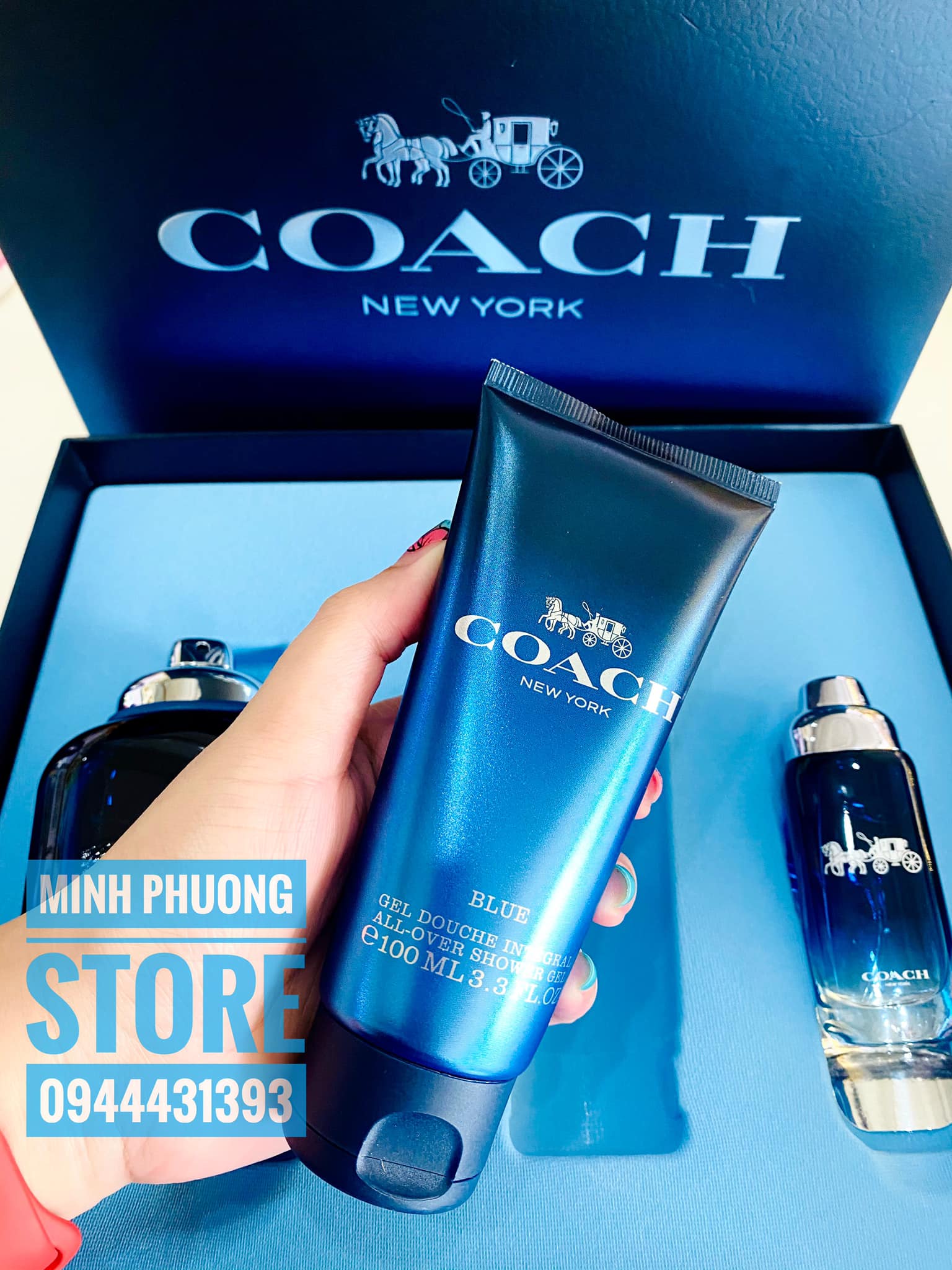 Gift Set Nước Hoa Coach Men Blue EDT | Mỹ phẩm Minh Phương Store Sóc Trăng Gift Set Nước Hoa Coach Men Blue EDT | Mỹ phẩm Minh Phương Store Sóc Trăng