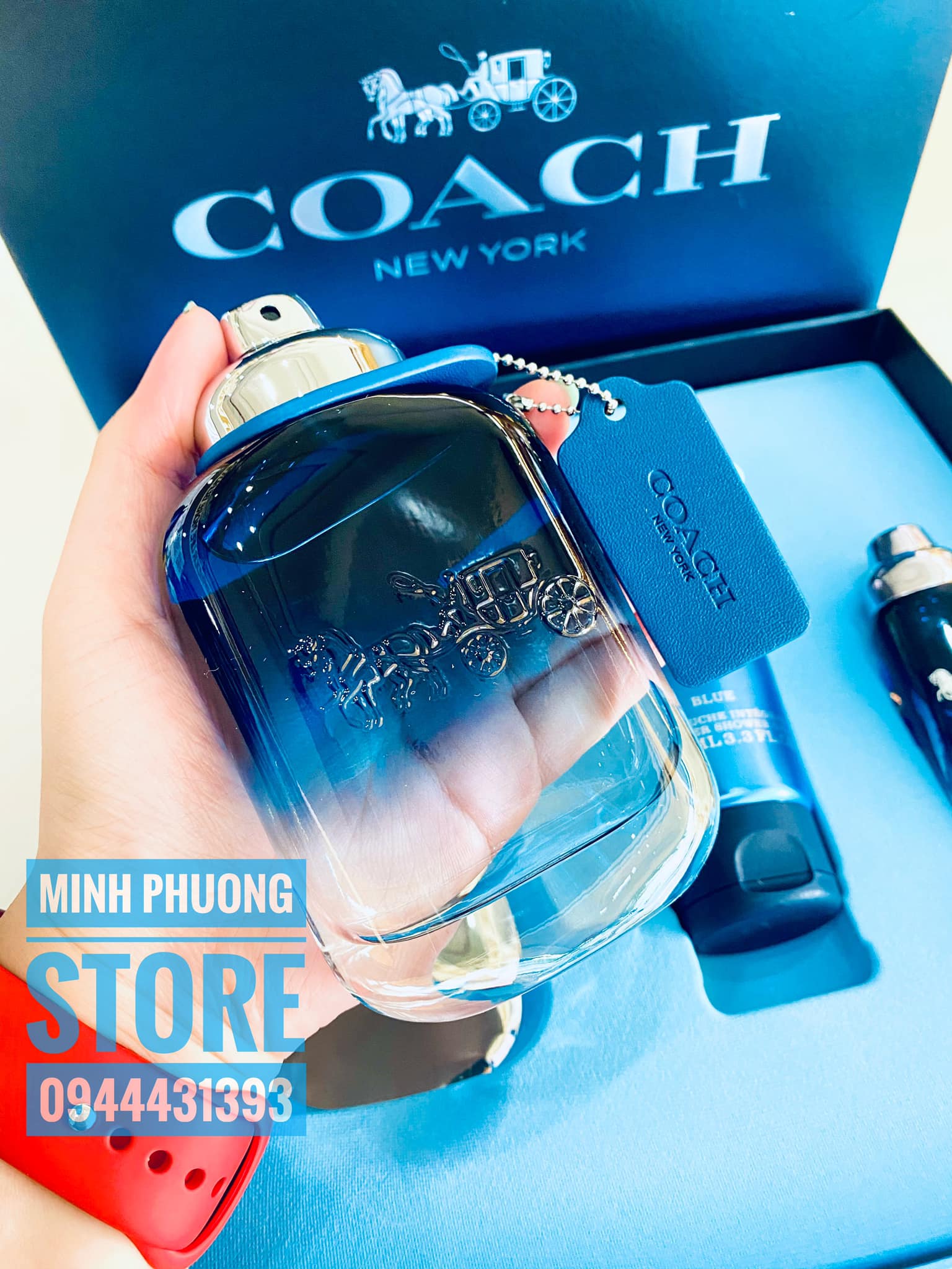 Gift Set Nước Hoa Coach Men Blue EDT | Mỹ phẩm Minh Phương Store Sóc Trăng Gift Set Nước Hoa Coach Men Blue EDT | Mỹ phẩm Minh Phương Store Sóc Trăng