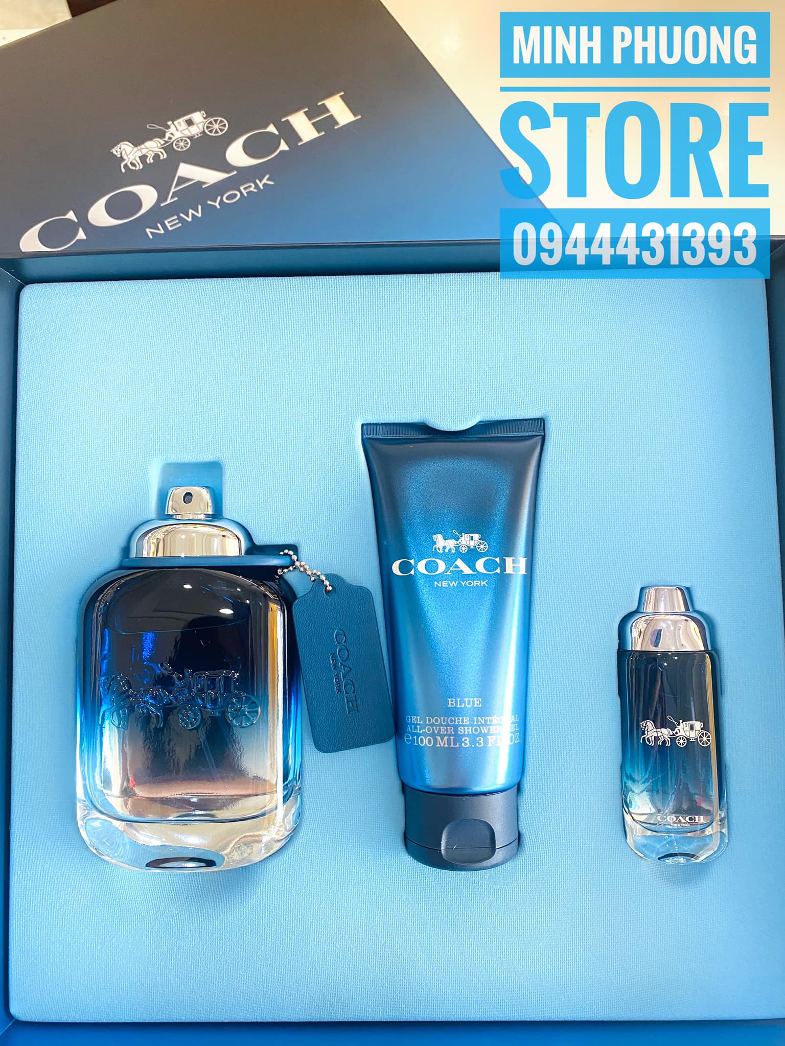 Gift Set Nước Hoa Coach Men Blue EDT | Mỹ phẩm Minh Phương Store Sóc Trăng Gift Set Nước Hoa Coach Men Blue EDT | Mỹ phẩm Minh Phương Store Sóc Trăng