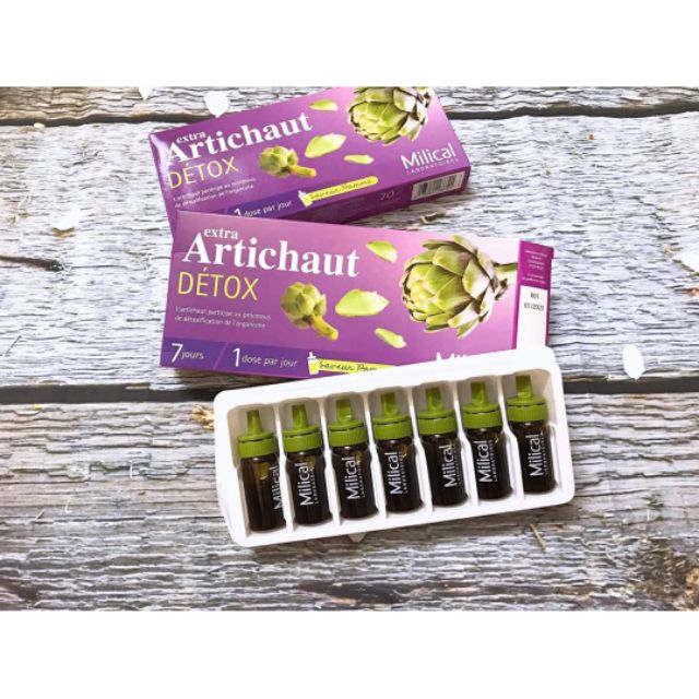 Nước Detox Milical Astiso hộp 7 ống 10ml