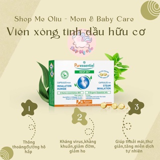 Viên tinh dầu xông mũi Puressentiel