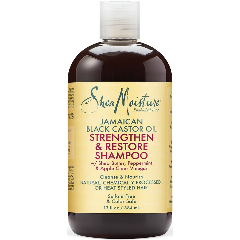 Dầu gội phục hồi kích mọc tóc, trị gàu, tóc mềm mượt SheaMoisture Jamaican Black Castor Oil 384ml