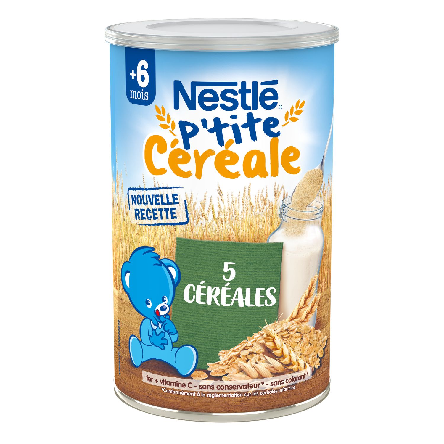 Bột ngũ cốc lắc sữa Nestle Pháp 415g