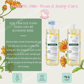 Sữa tắm gội Bébé Klorane Gel Lavant Doux cho bé 500ml