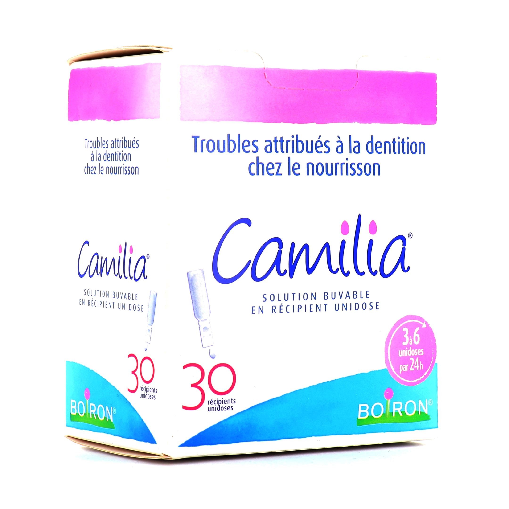 Muối uống Boiron Camilia giảm đau nhức mọc răng