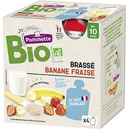 Sữa chua hữu cơ Pommette dạng túi cho bé từ 10 tháng tuổi