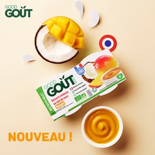 Váng sữa Good Gout hữu cơ - vị sữa dừa, xoài cho bé từ 6 tháng tuổi