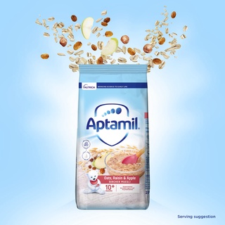Bột ăn dặm Aptamil cho bé từ 10 tháng tuổi - vị táo, mận khô, hạt phỉ, nho khô
