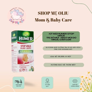Dung dịch xịt mũi Humer 15ml cho bé từ 1 tuổi, mẹ bầu, người lớn