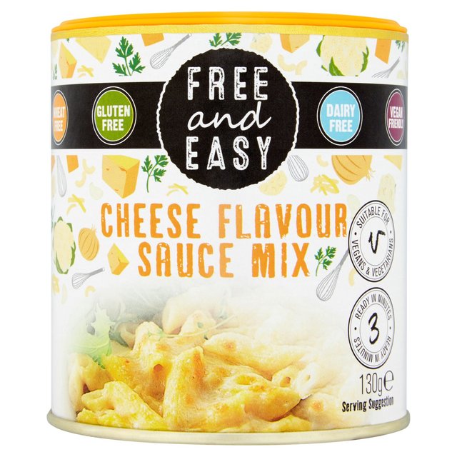 Phomai rắc thuần chay, không chứa sữa Free & Easy Dairy Free Cheese Flavour Sauce Mix
